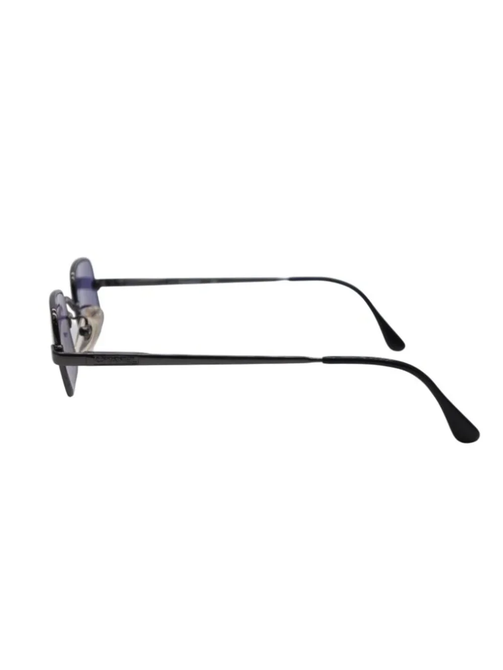Chanel Square Sunglasses Eyewear 37 25 CC Logo Black
